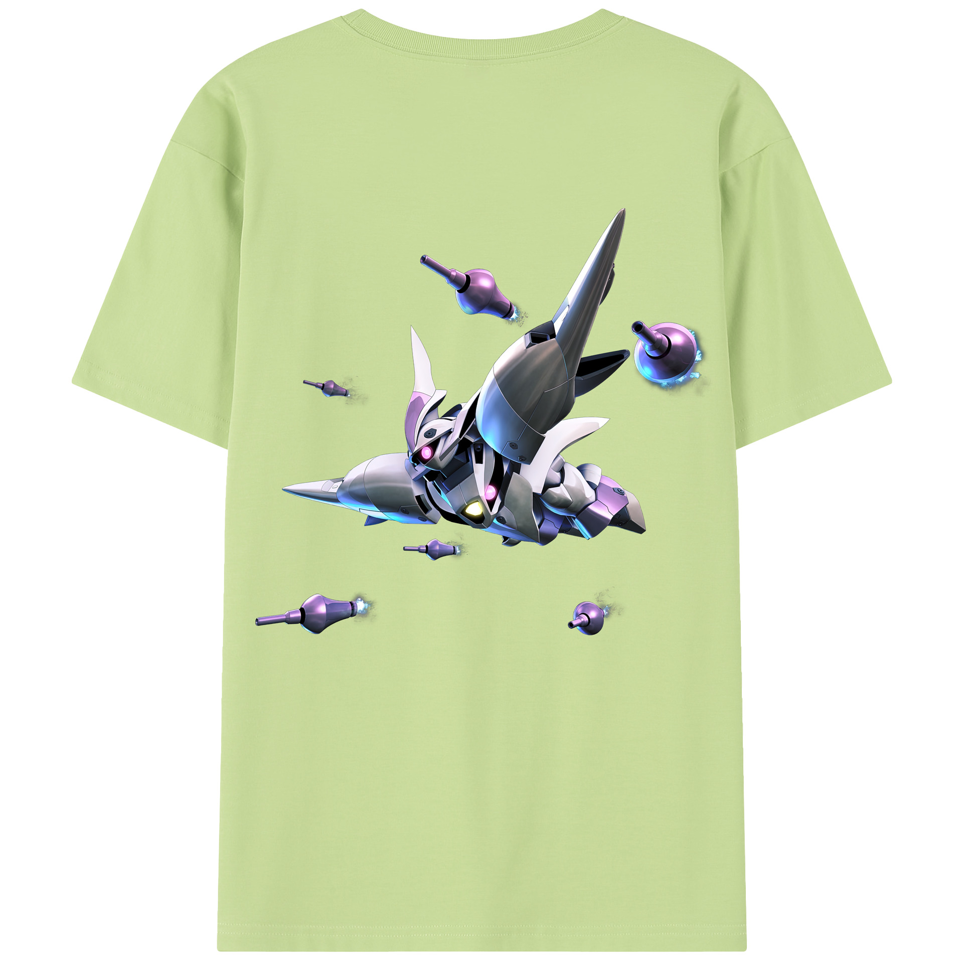 （画像用） 機動戦士ガンダム Mobile Suit Gundam 綿100％半袖Tシャツ（背面プリント）